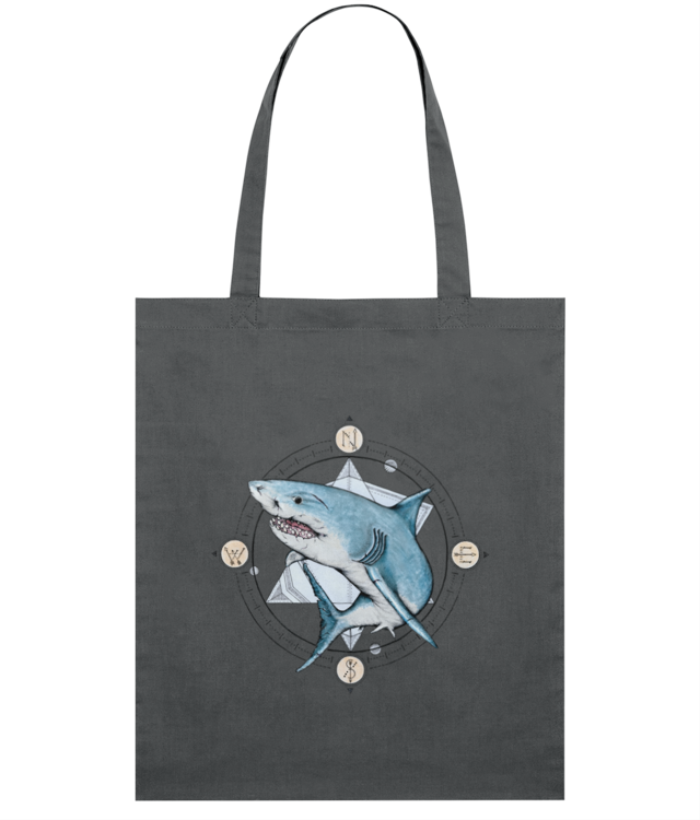 Shark Sacoșă Subțire Țesută De Bumbac | STAU773