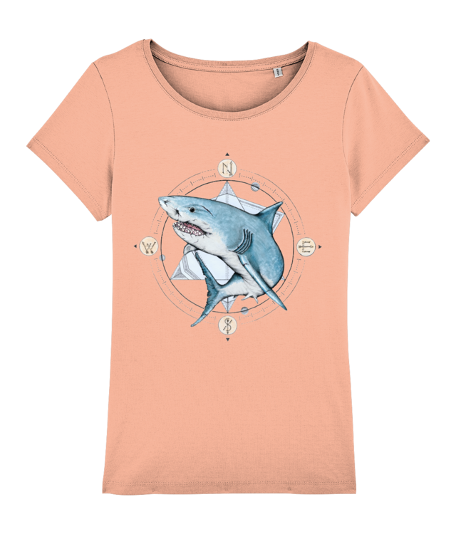 Shark Tricou Femei De Bumbac Premium | Muser