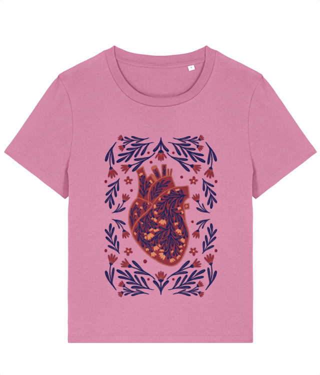 Inima cu flori indigo Stella Muser STTW172