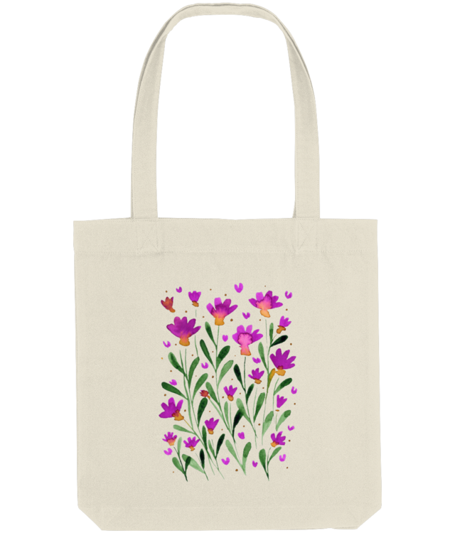 Flori Nu Ma Uita roz Sacoșă Țesută De Bumbac Organic | STAU760