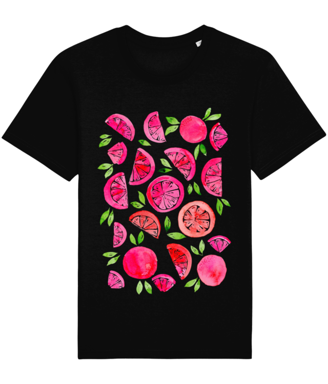 Watercolor grapefruit Tricou Unisex de Bumbac Essential | Rocker