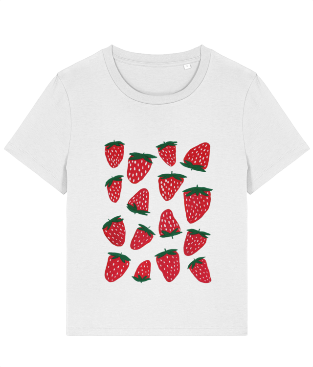 Strawberries Tricou Femei De Bumbac Premium | Muser