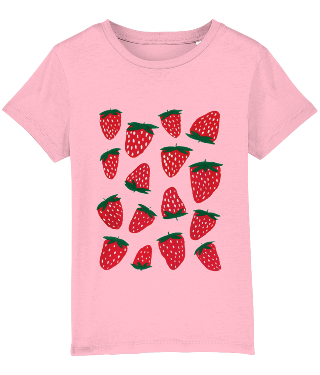 Strawberries Tricou De Bumbac Premium | Mini Creator 2.0