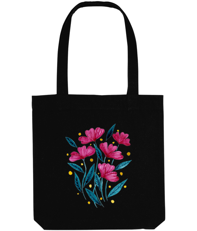 Watercolor floral Bouquet Sacoșă Țesută De Bumbac Organic | STAU760