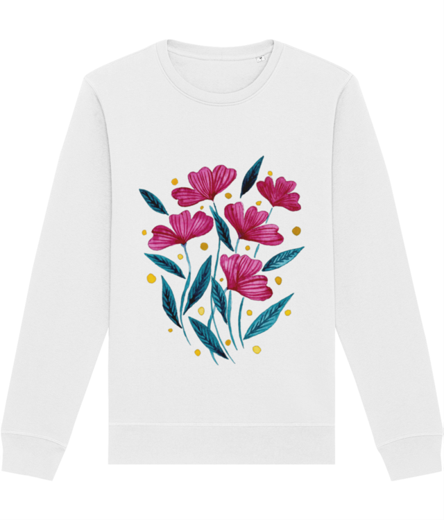 Watercolor floral Bouquet Bluză Unisex Essential | Roller