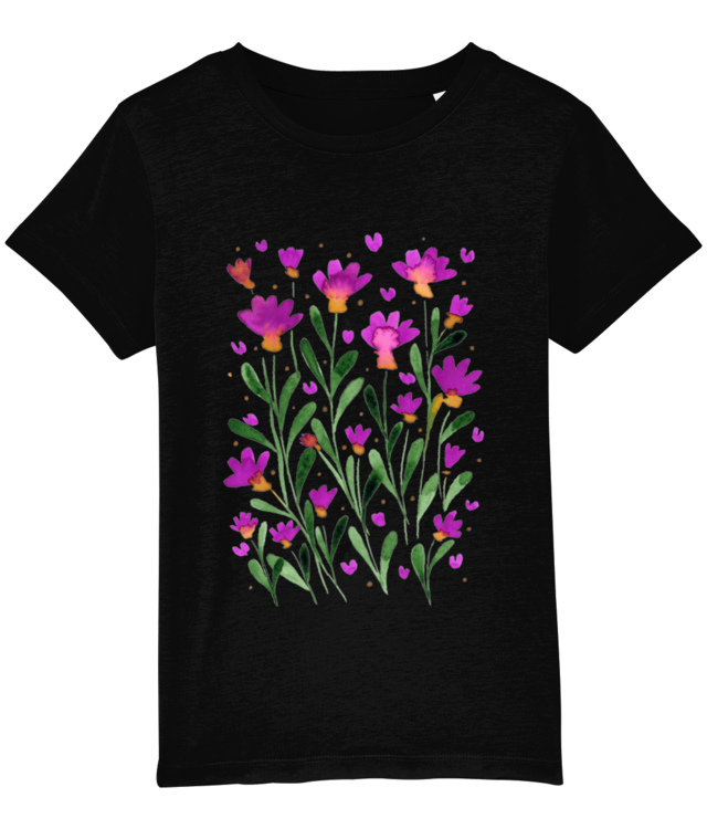 Flori Nu Ma Uita roz Tricou De Bumbac Premium | Mini Creator 2.0