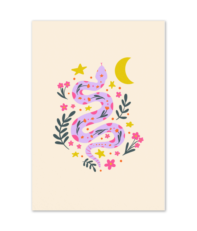 Sarpe violet Photo Rag® Bright White | 21x30 Portrait