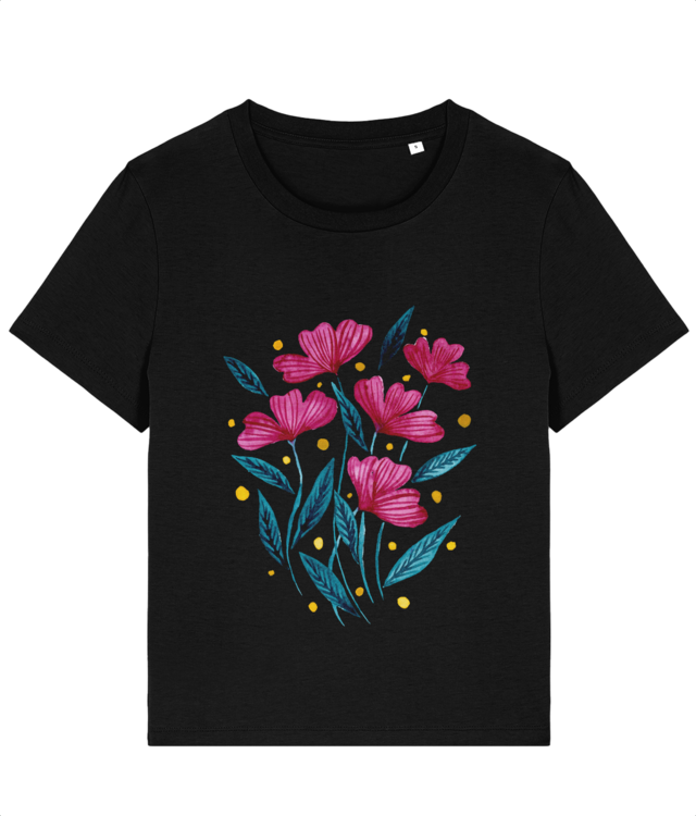 Buchet de flori in acuarela Tricou Femei De Bumbac Premium | Muser