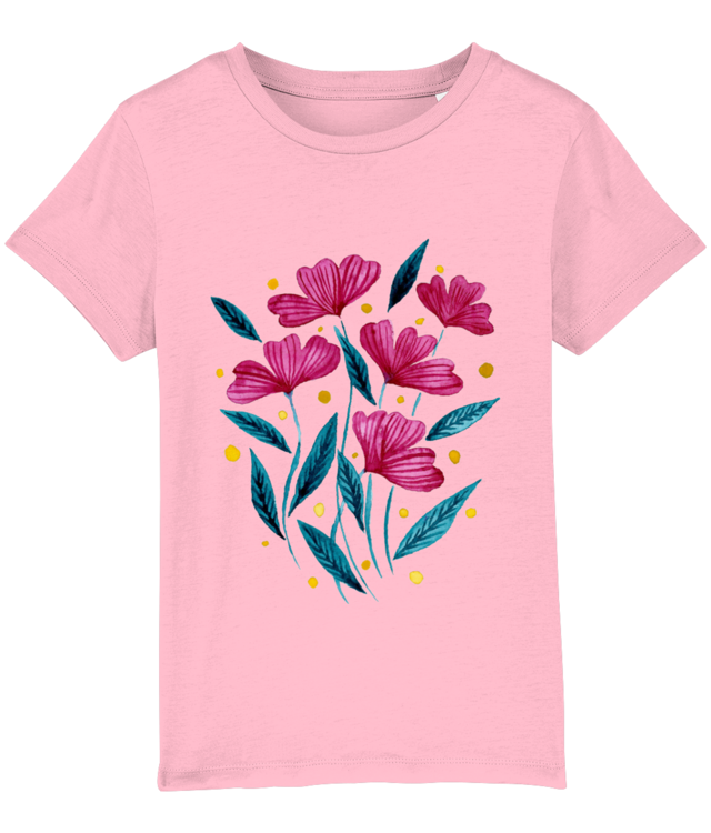 Watercolor floral Bouquet Tricou De Bumbac Premium | Mini Creator 2.0