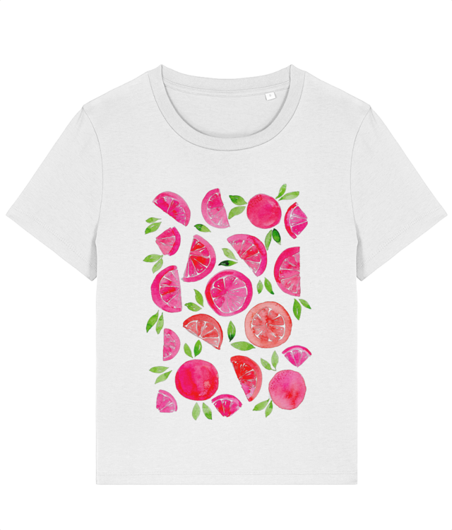 Watercolor grapefruit Tricou Femei De Bumbac Premium | Muser