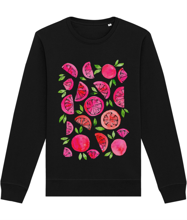 Watercolor grapefruit Bluză Unisex Essential | Roller