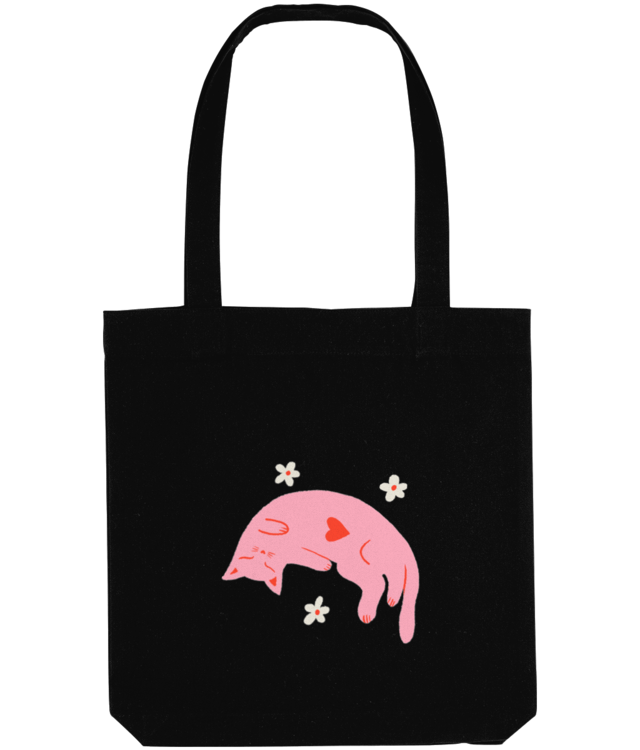 Sleepy cat Tote Bag