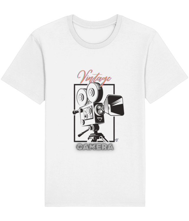 VIDEO CAMERA  |  Vintage Collection Unisex Cotton Essential T-shirt | Rocker