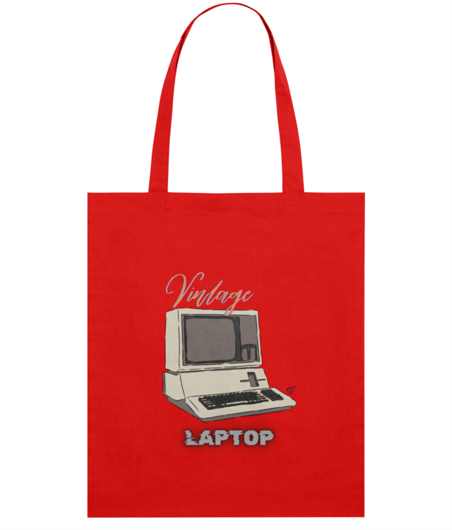 Laptop | Sacoșă tesută din bumbac subţire| colecţia  Vintage 