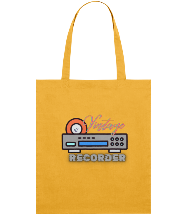 RECORDER | Vintage Collection Thin Woven Cotton Bag | STAU773