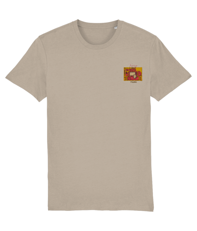 Virus. Tricou unisex din bumbac premium, cu broderie| colecţiaVintage