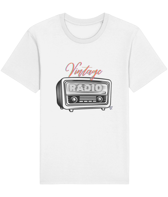 RADIO |  Vintage Collection Unisex Cotton Essential T-shirt | Rocker
