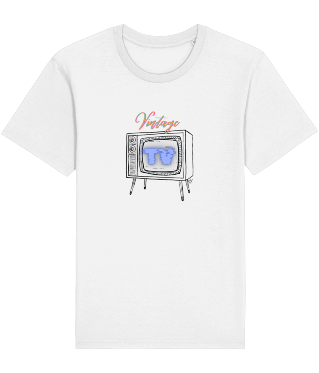 TV | Tricou unisex din bumbac | colecţiaVintage