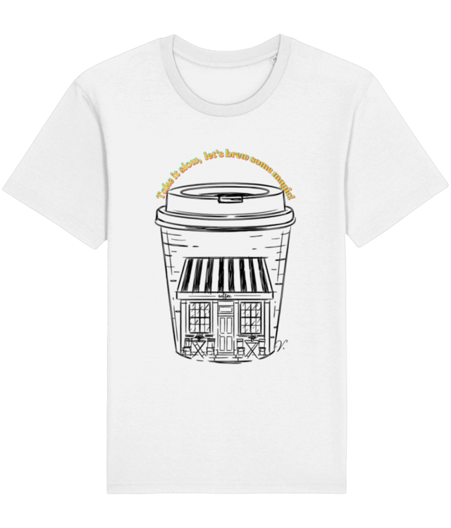 Slow| colecţia Cafea | Tricou unisex din bumbac