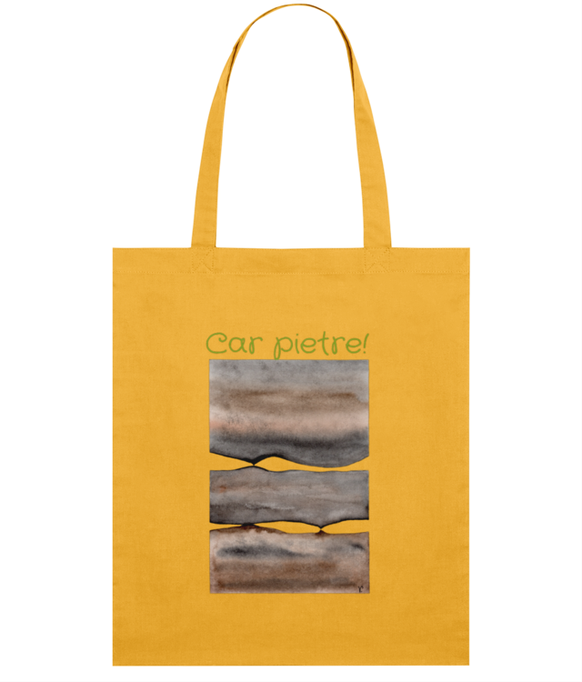 STONE | Ink Collection| Thin Woven Cotton Bag | STAU773