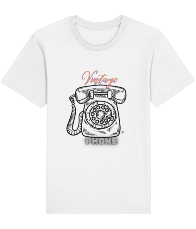 Telefon | Tricou unisex din bumbac | colecţiaVintage