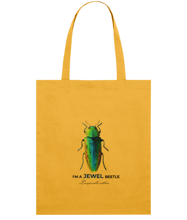 Lumea insectelor | Micile bijuterii din tei – Lamprodila rutilans Sacoșă Subțire Țesută De Bumbac | STAU773