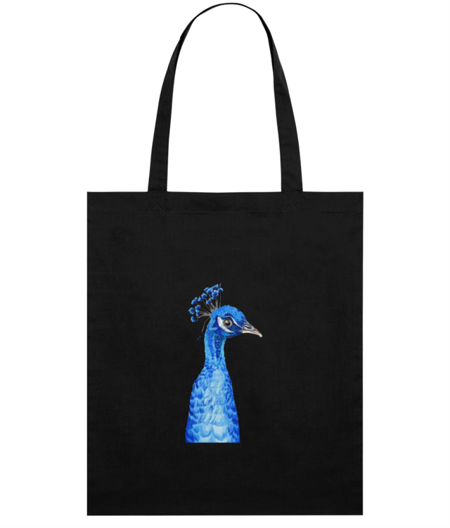 Paunul Vasile - Vasile the Peacock Sacoșă Subțire Țesută De Bumbac | STAU773