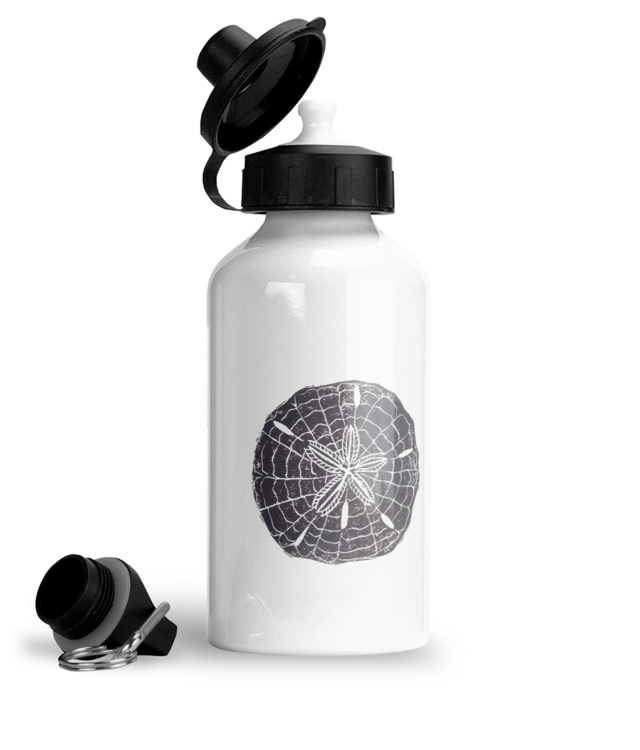 Vreau la mare! | Lucky Sand Dollar Bidon Sport Din Aluminiu Cu Carabina