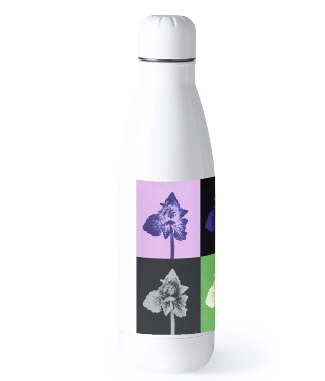 Impresii Botanice |Lamium purpureum puzzle Bidon Termic din Oțel Inoxidabil