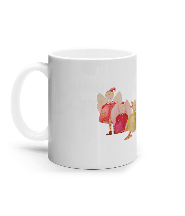 Colindatorii Cana Ceramica Alba