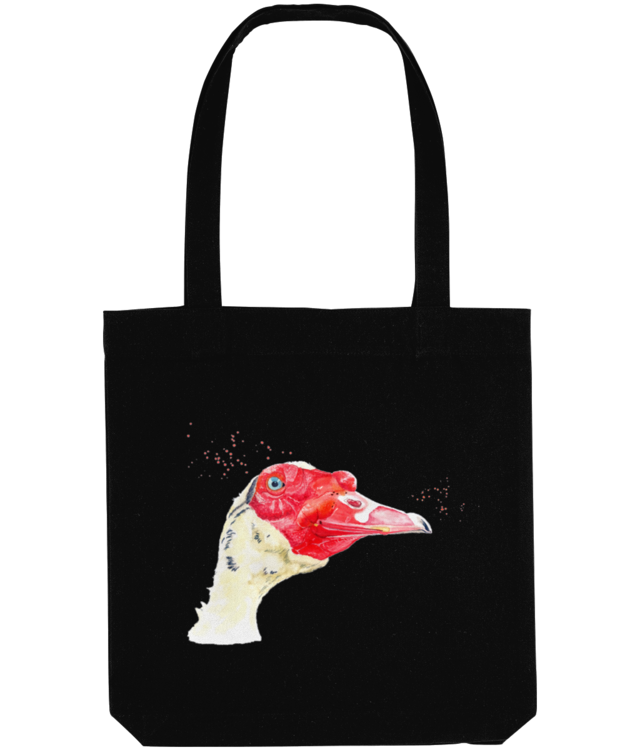 Ratoiul Ilie - Ilie the Duck Sacoșă Țesută De Bumbac Organic | STAU760