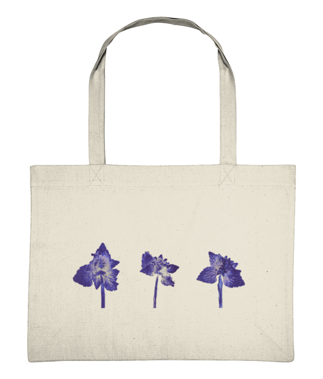 Impresii Botanice | Lamium purpureum trio v1 Shopping Bag