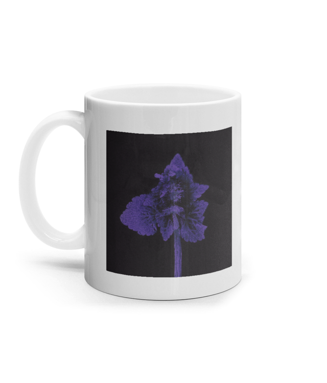 Impresii botanice | Lamium purpureum v1  Cana Ceramica Alba