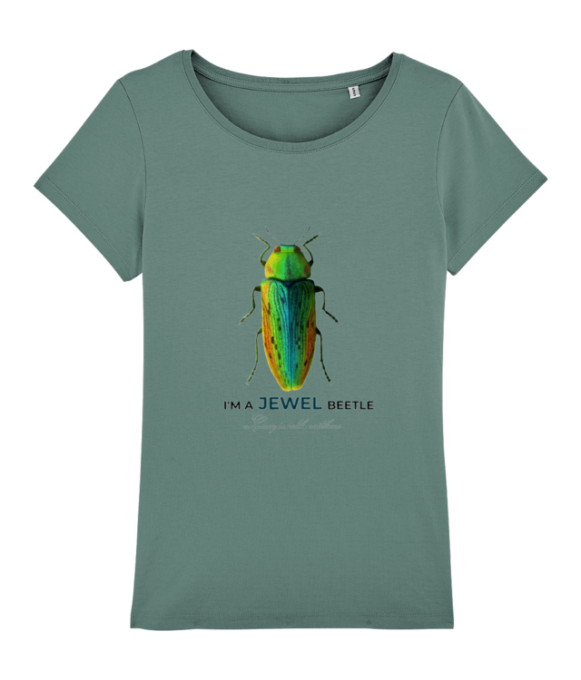 Micile bijuterii din tei – Lamprodila rutilans | Lumea insectelor Tricou Femei De Bumbac Premium | Muser