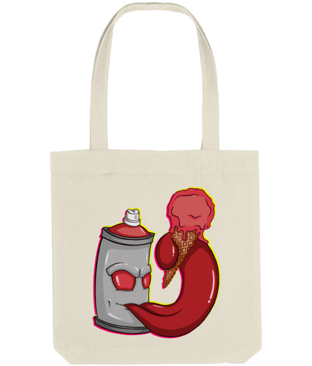 Ice cream - Sacoșă Țesută De Bumbac Organic | STAU760