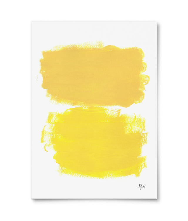 Goldenrod Mood | 2023 | Original Painting | Poster Premium - Portrait | Photo Matt Fibre 200