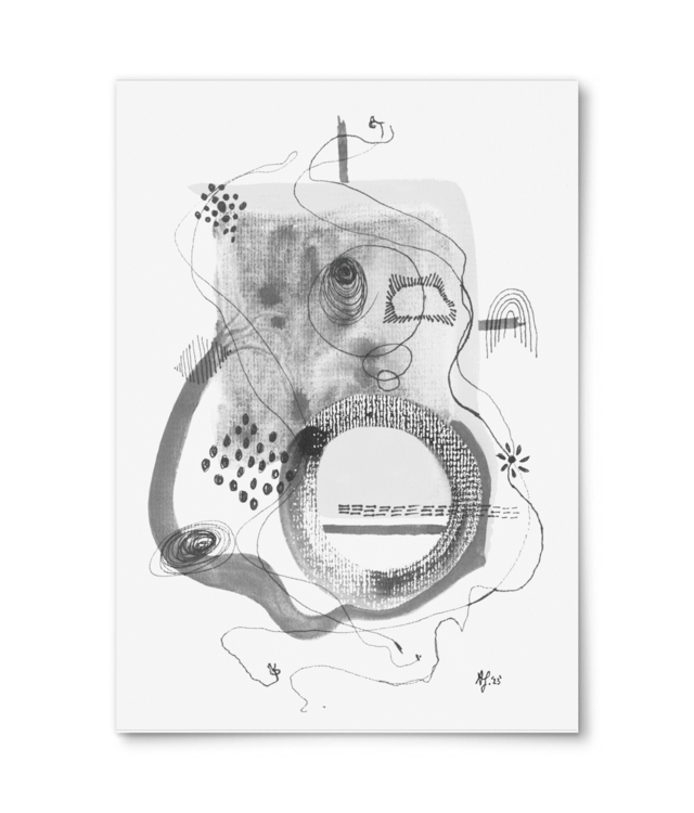 Achromatic Landline | 2023 | Poster Premium - Portrait | Photo Matt Fibre 200