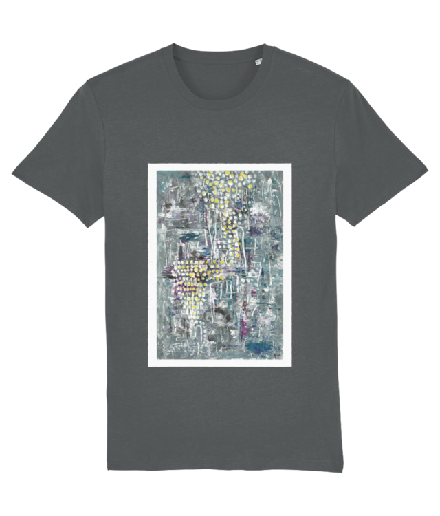 Tricou Unisex Bumbac Organic | Design Art Print | Frangipani Tapestry 