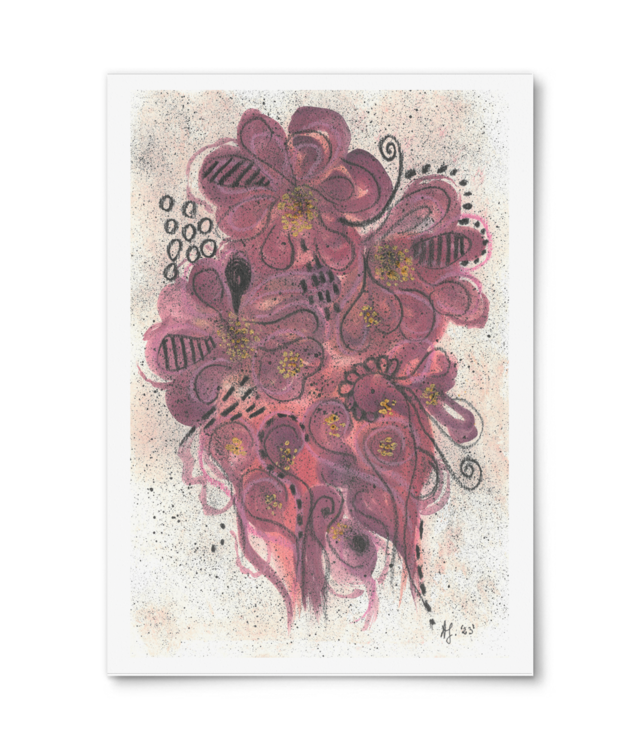 Coevolution | 2023 | Original Painting | A4 Giclée Fine Art - Portrait | William Turner