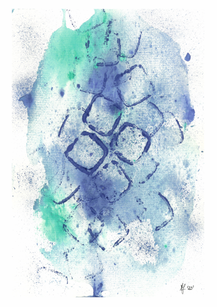 Frozen Time | 2023 | Original Mark-Making | 