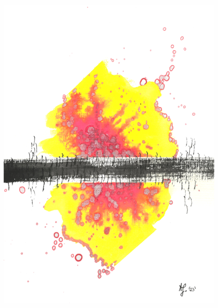It Is Near Symmetry | 2023 | Original Mixed-Media | Art Print