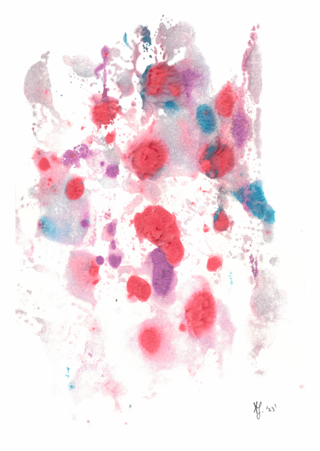 Single Petals | 2023 | Original Painting | 