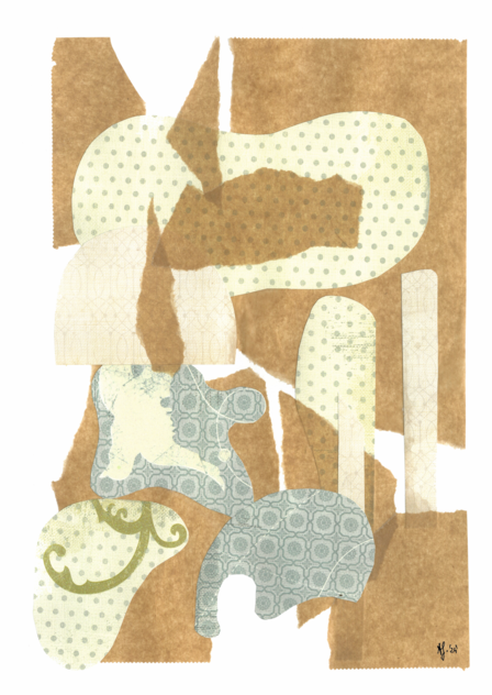 Terra Layers | 2024 | Original Collage | 