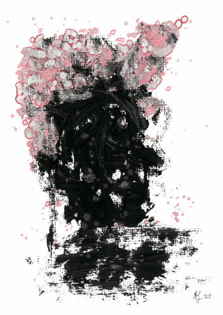 The Coach | 2023 | Original Mixed-Media | 