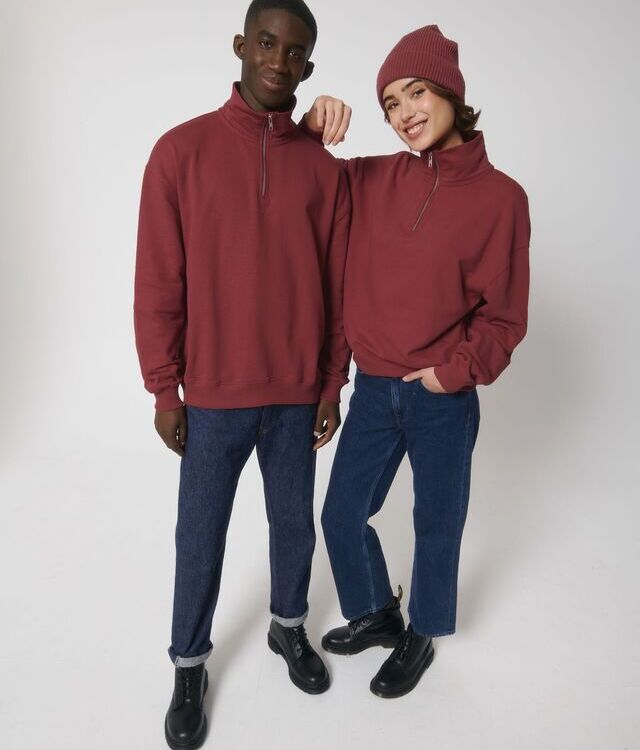 Bluză Unisex Cu Fermoar Aspră La Atingere | Miller Dry