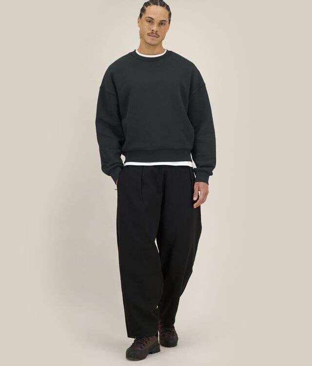 Stanley/Stella Former — Hanorac oversized unisex, fără glugă